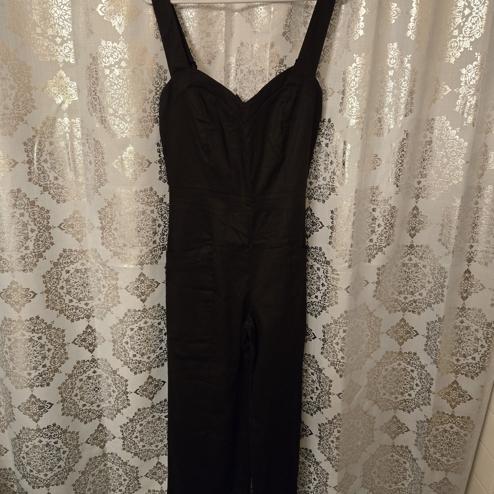 Pinup Couture Classic Black Jumpsuit
